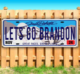 Let's Go Brandon South Dakota Plate Banner