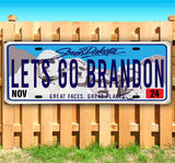 Let's Go Brandon South Dakota Plate Banner
