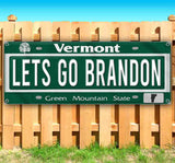 Let's Go Brandon Vermont Plate Banner