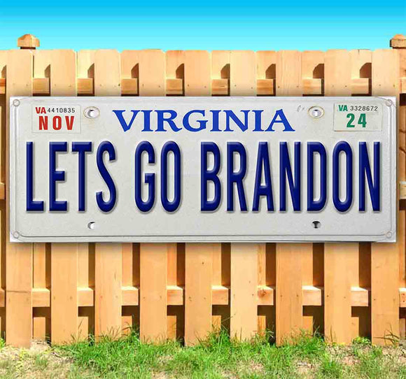 Let's Go Brandon Virginia Plate Banner