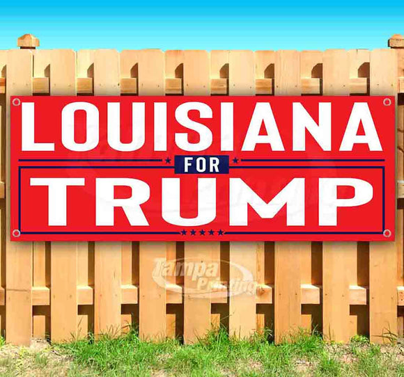 Louisiana For Trump Banner