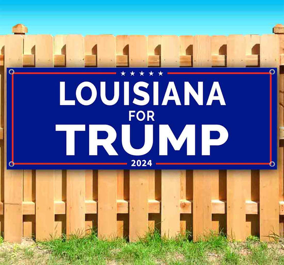 Louisiana For Trump 2024 Banner