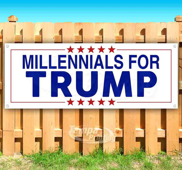 Millennials For Trump Banner