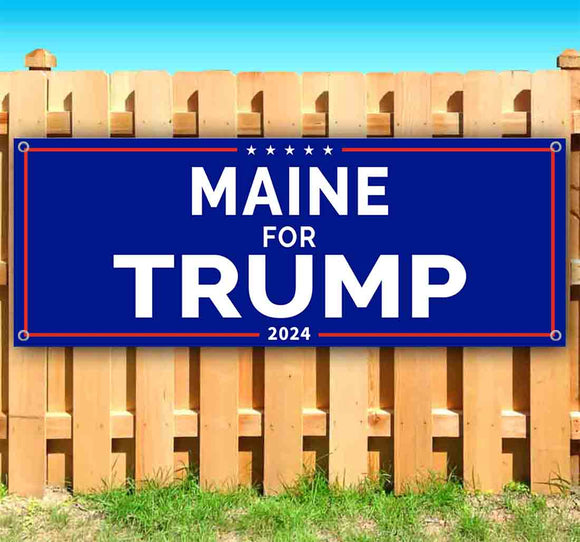 Maine For Trump 2024 Banner