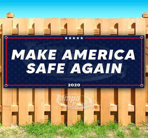 Make America Safe Again Stars Banner
