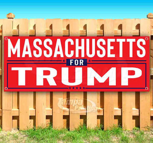 Massachusetts For Trump Banner