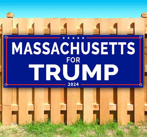 Massachusetts For Trump 2024 Banner