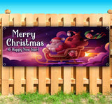 Merry Christmas Fast Sled Banner
