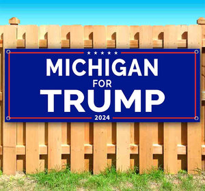 Michigan For Trump 2024 Banner