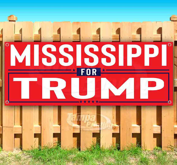 Mississippi For Trump Banner