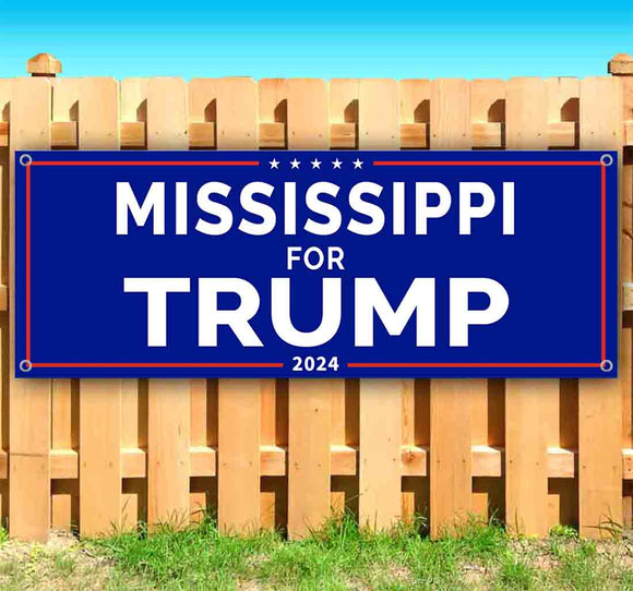 Mississippi For Trump 2024 Banner