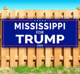 Mississippi For Trump 2024 Banner