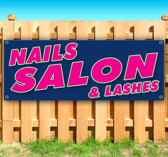 Nails & Lashes Salon Banner