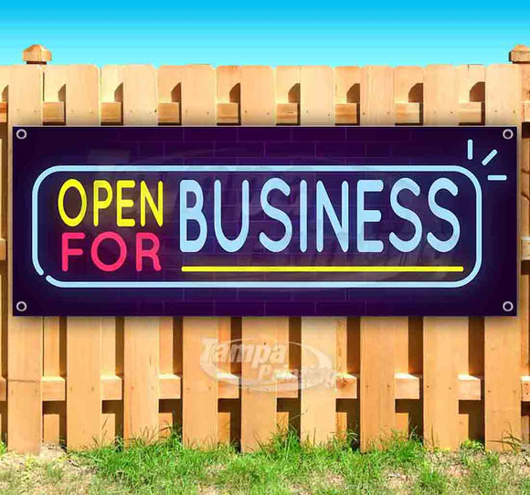 Open For Business Banner