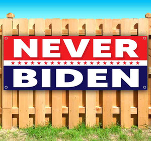Never Biden Banner