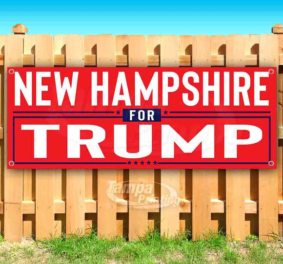 New Hampshire For Trump Banner