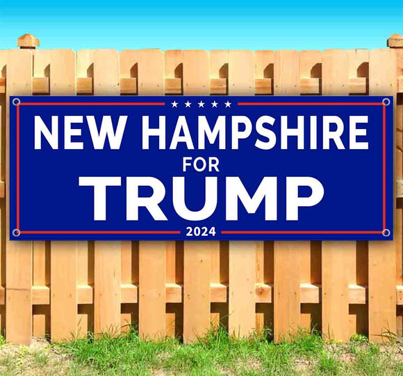 New Hampshire For Trump 2024 Banner