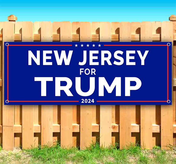 New Jersey For Trump 2024 Banner