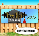 Nice Hat Grad Custom 22 Banner