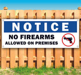 No Firearms Notice Banner