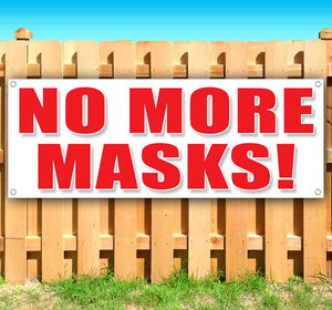 No More Masks Banner