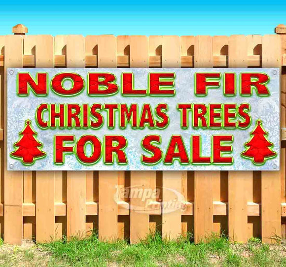 Noble Fir Christmas Trees For Sale Banner