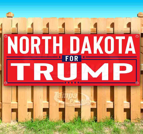 North Dakota For Trump Banner