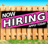 Now Hiring Apply Today Banner