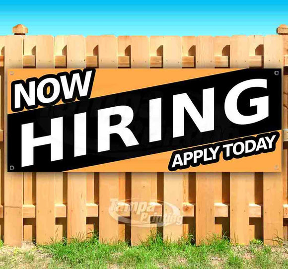 Now Hiring Apply Today Banner