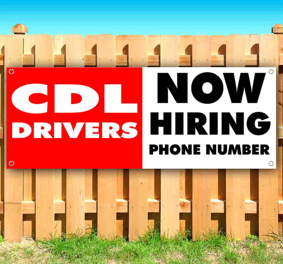 Now Hiring CDL Drivers Banner