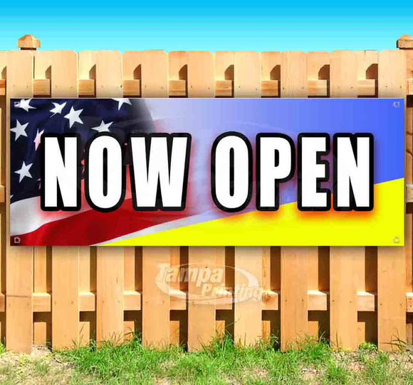 Now Open Banner