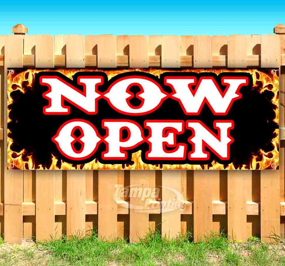 Now Open Banner