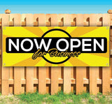 Now Open For Business Banner