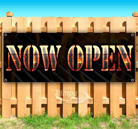 Now Open Banner