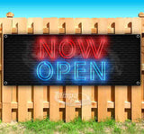 Now Open NeonBlk Banner