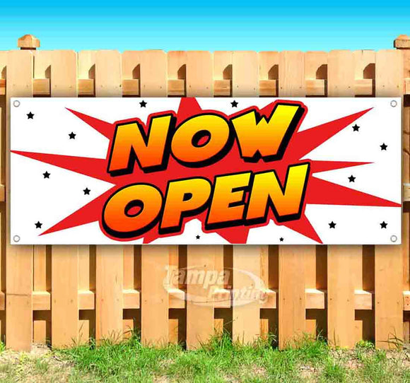 Now Open Banner