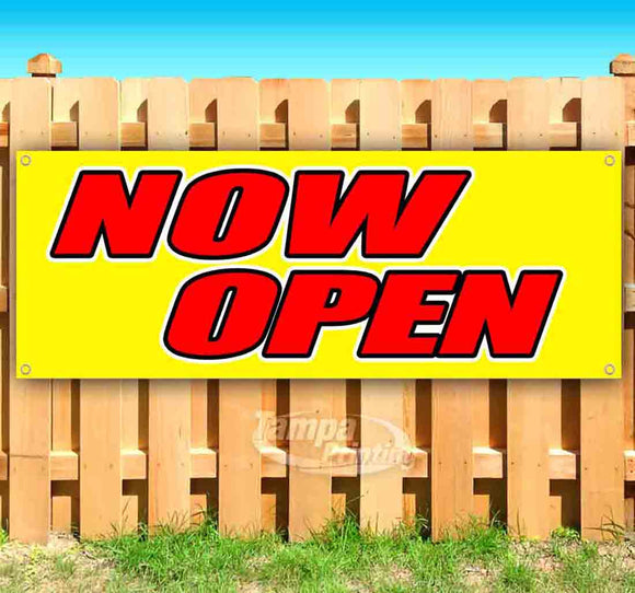 Now Open Banner