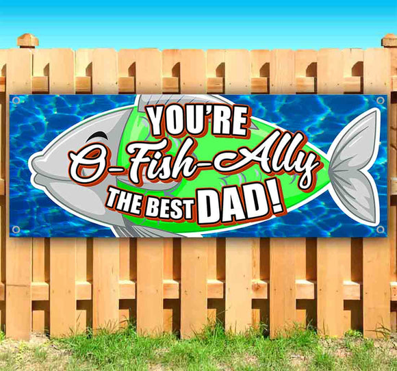 O Fish Ally The Bst Dad Banner