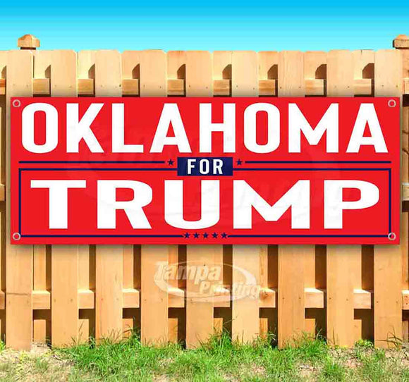 Oklahoma For Trump Banner