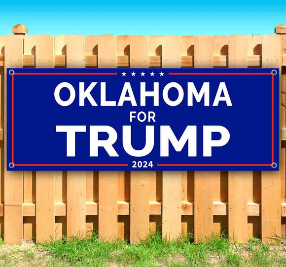 Oklahoma For Trump 2024 Banner