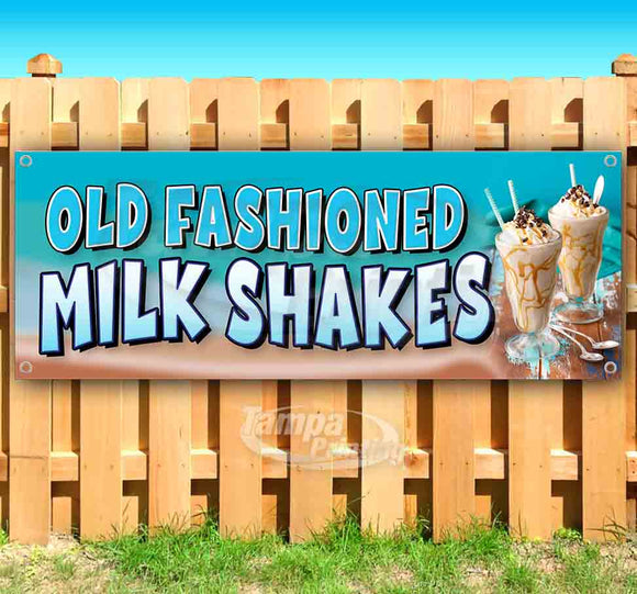 Old Fashioned Milk Shakes Banner