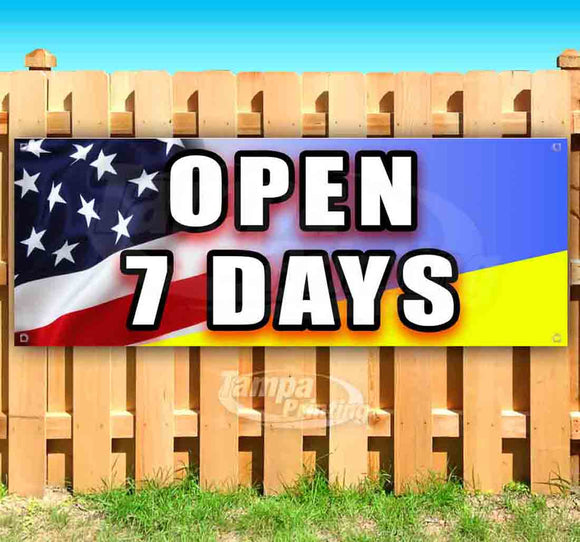 Open 7 Days Banner