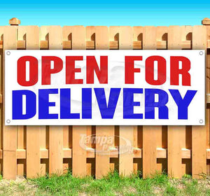 Open For Delivery Banner