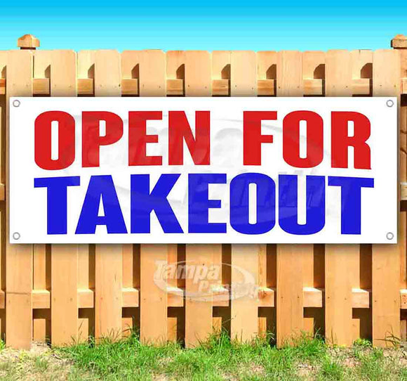 Open For Takeout Banner