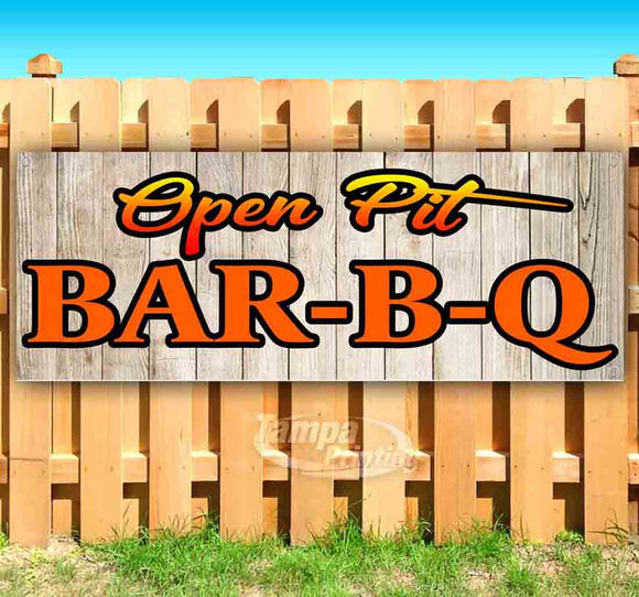 Open Pit BBQ Banner