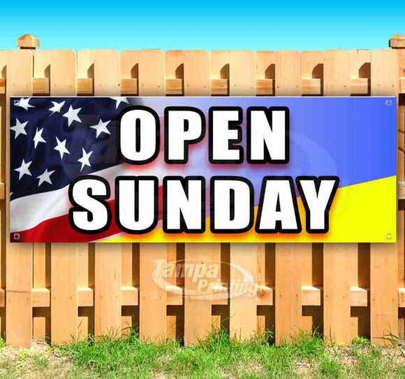 Open Sunday Banner