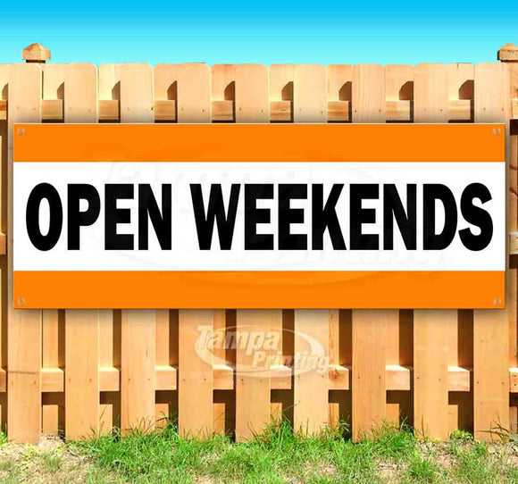 Open Weekends Banner