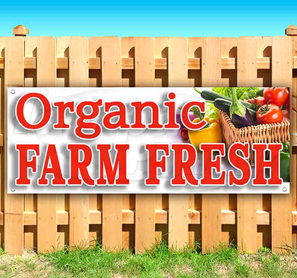 Organic Farm Fresh Banner