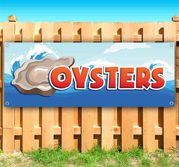 Oysters With Waves Banner