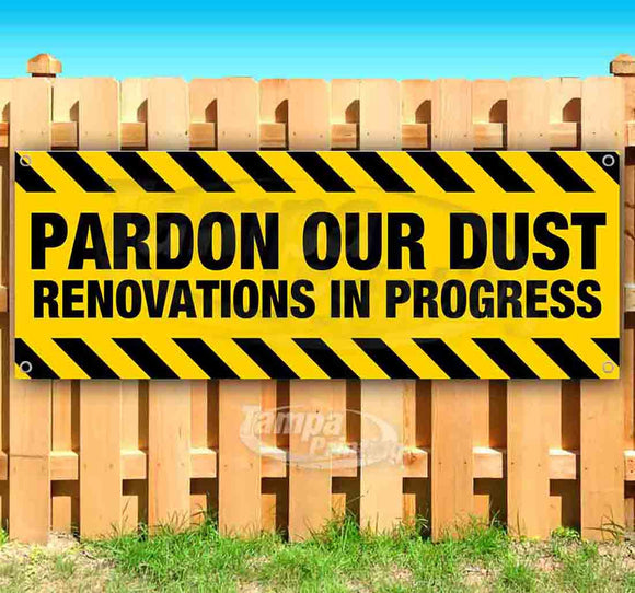 Pardon Our Dust Renovations Banner